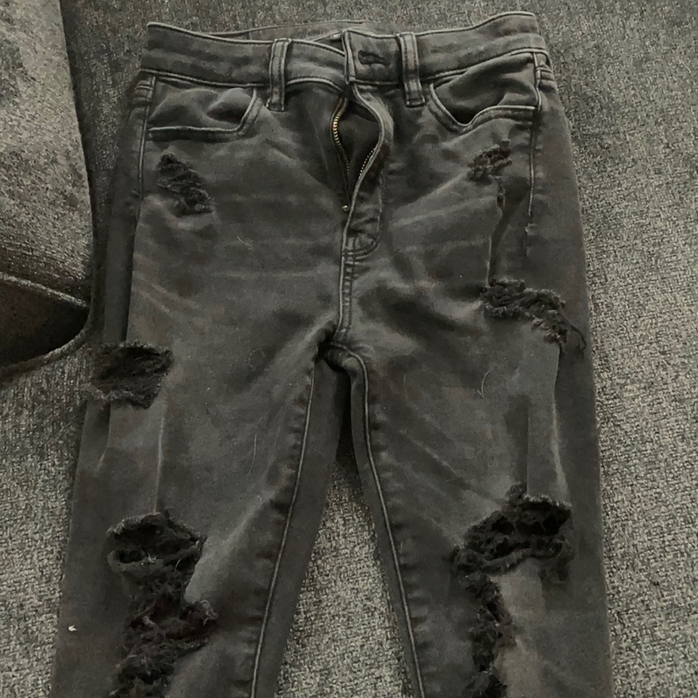 Black American eagle jeans